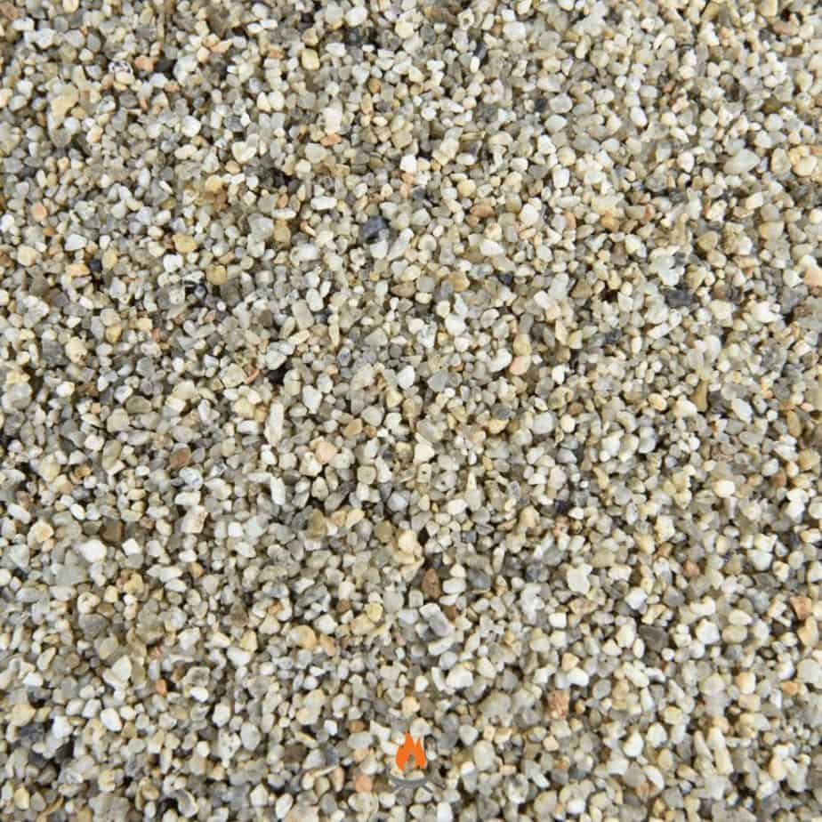 Image of sand on the bottom of a fire pit