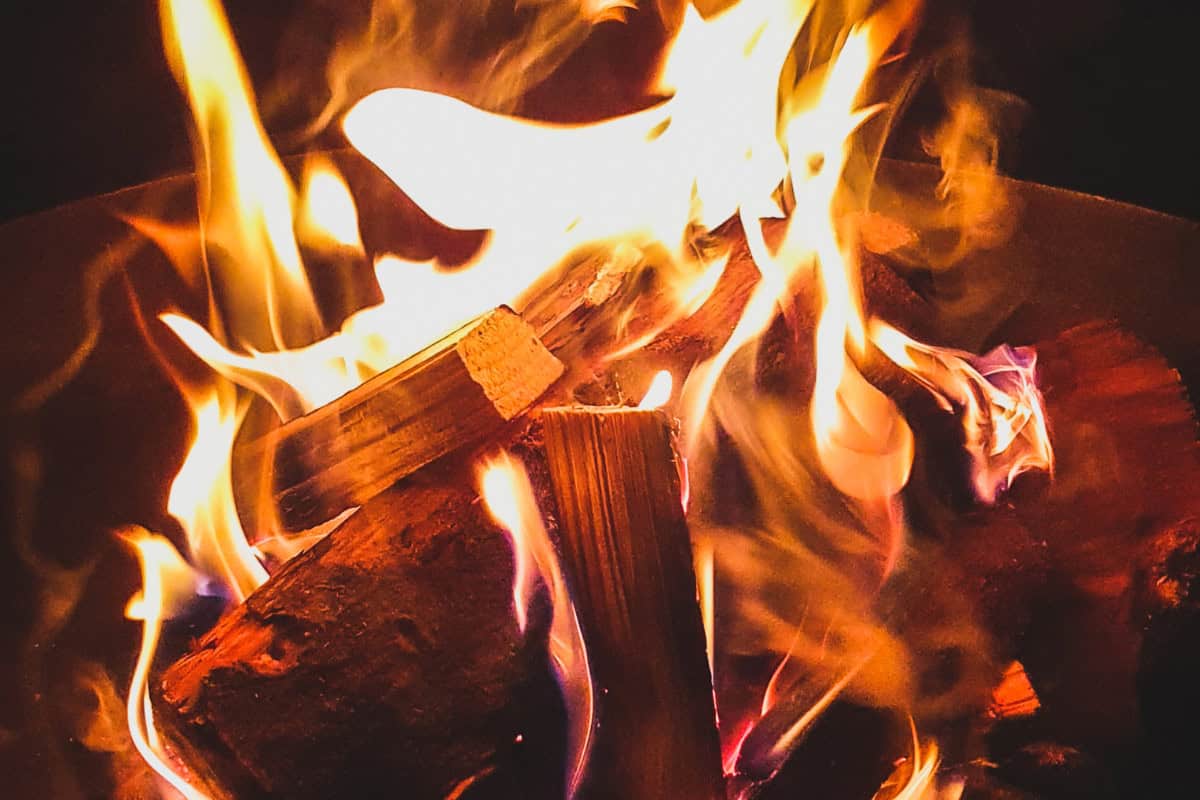 Image of a portable fire pit for an article covering a number of the best camping fire pits.